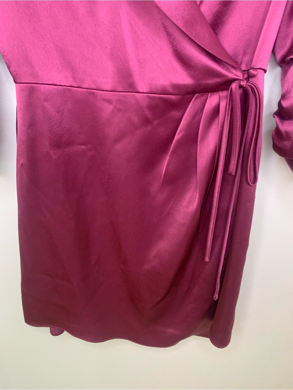 CINQ A SEPT dress mini sz 4 luxurious Magenta - Picture 5 of 11